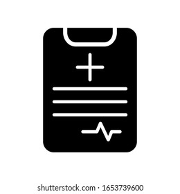 medical report icon design vector template