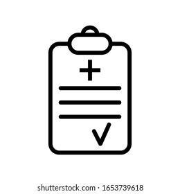 medical report icon design vector template