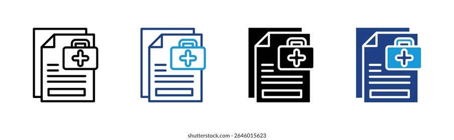 Elemento De Ícone De Relatório Médico Para Design