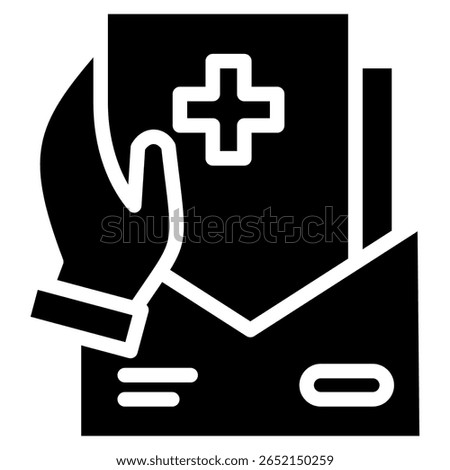 Medical Report Icon Element For Design