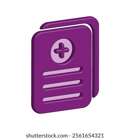 Medical Report icon illustration vector design template