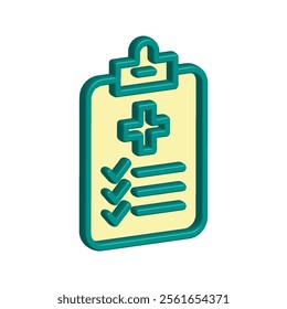 Medical Report icon illustration vector design template