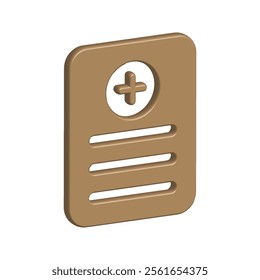 Medical Report icon illustration vector design template