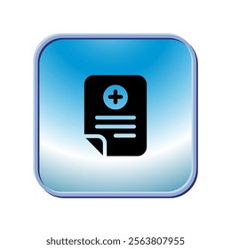 Medical Report icon illustration vector design template