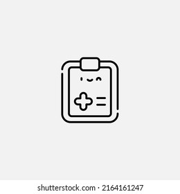Medical report icon sign vector,Symbol, logo illustration for web and mobile