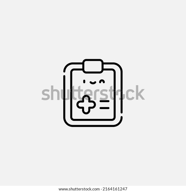 Medical report icon sign vector,Symbol, logo\
illustration for web and\
mobile