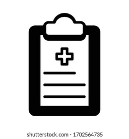 Medical report icon vector design template