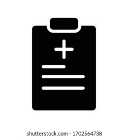 Medical report icon vector design template
