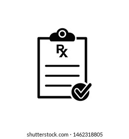 medical report icon vector flat design