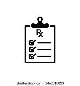 medical report icon vector flat design