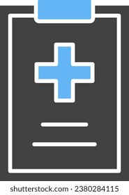 Medical Report icon vector image. Suitable for mobile application web application and print media.
