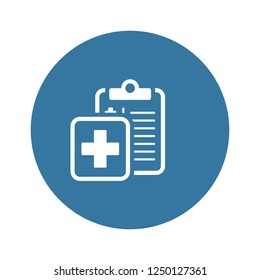 Medical Report and Services Flat Icon