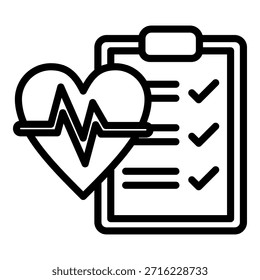 Medical Report Simple Vector Icon Collection