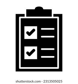 Medical Report Vector Glyph Icon For Personal And Commercial Use.
