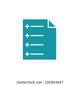 medical report vector icon