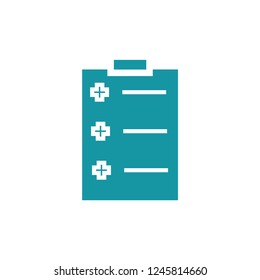 medical report vector icon