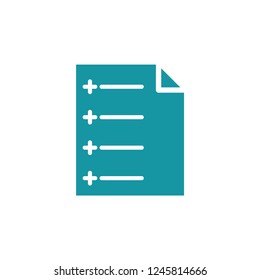 medical report vector icon