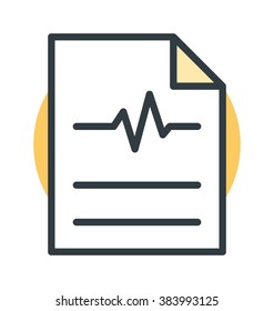 Medical Report Vector Icon