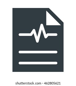 Medical Report Vector Icon