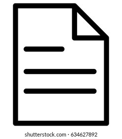 Medical Report Vector Icon