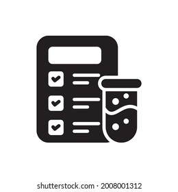 Medical Report Vektorsymbol. EPS10-Datei-Symbol für Krankenpflege und Midwifery