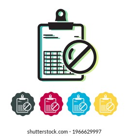 Medical Reports on Clipboard Pad  - Stock Icon as EPS 10 File