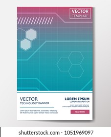 Medical research banner with technological, scientific, abstract, geometric background. Set web banner templates for advertising and attracting customers with polygonal abstract shapes, circles, lines