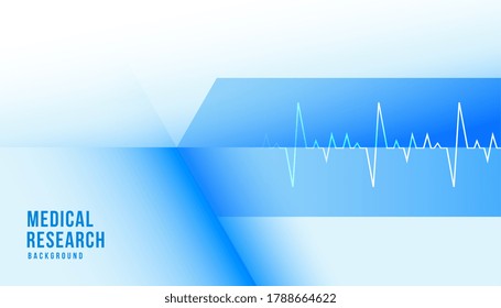 medical research and heathcare system background design