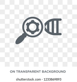 Medical research icon. Trendy flat vector Medical research icon on transparent background from Internet Security and Networking collection. 
