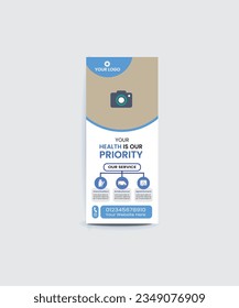 Medical Roll Up Banner Template
