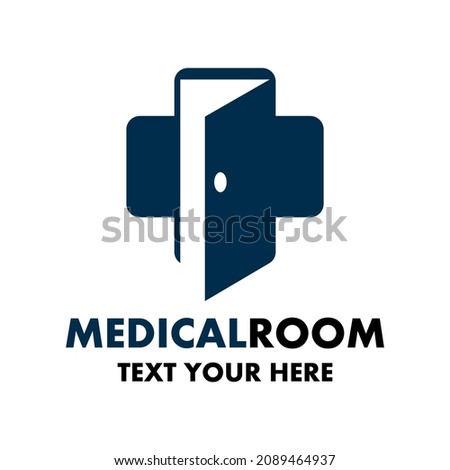 medical room vector logo template illustration.This logo suitable for medicine