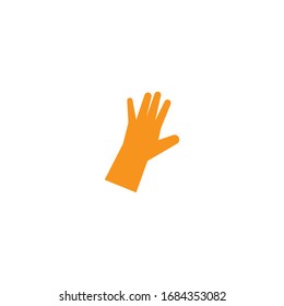 Medical safety gloves icon vector design