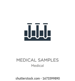 Medical samples in test tubes couple icon vector. Trendy flat medical samples in test tubes couple icon from medical collection isolated on white background. Vector illustration can be used for web 