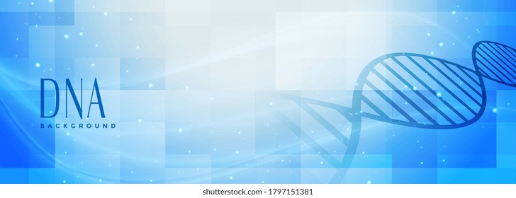 medical science dna structire banner design