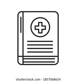 Medical Sciences Book line icon