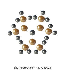 Medical scientific cell. Abstract graphic design of molecule structure, vector illustration.