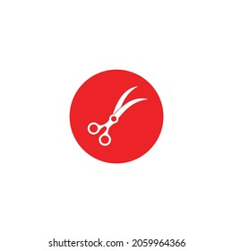 Medical scissor icon design for medical brand