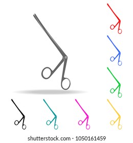 medical scissors icon. Elements of medicine and pharmacy multi colored icons. Premium quality graphic design icon. Simple icon for websites, web design, mobile app on white background