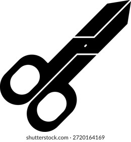 Línea de tijeras médicas Diseño de íconos de Vector