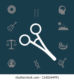 Medical scissors vector illustration