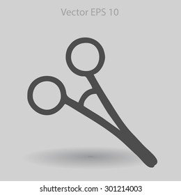 Medical scissors vector illustration