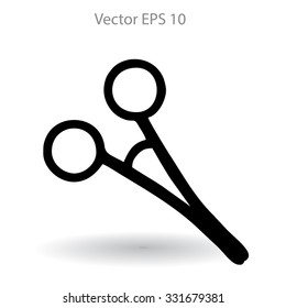 Medical scissors vector illustration