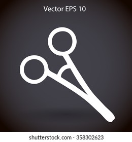 Medical scissors vector illustration