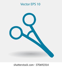 Medical scissors vector illustration