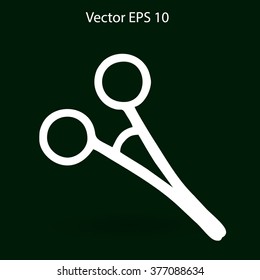 Medical scissors vector illustration