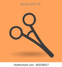 Medical scissors vector illustration