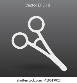 Medical scissors vector illustration