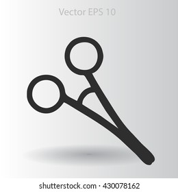 Medical scissors vector illustration