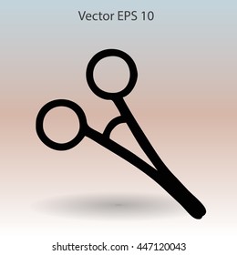 Medical scissors vector illustration