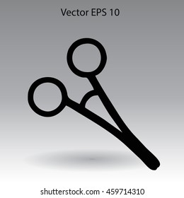 Medical scissors vector illustration